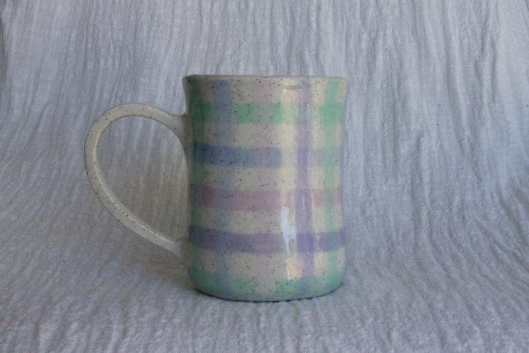 No. 11 Speckled Gingham Mug 275ml